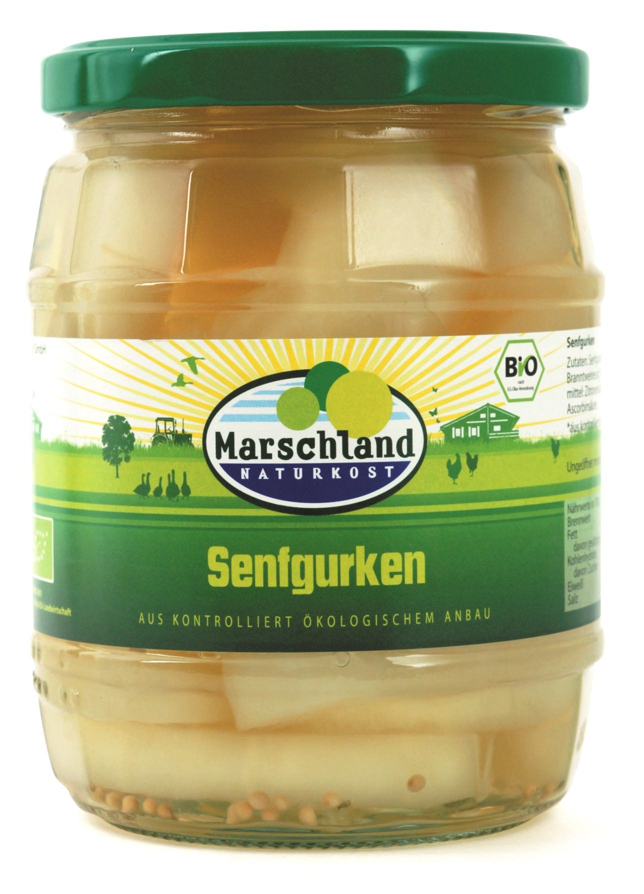 Marschland Bio Senfgurken 580 ml