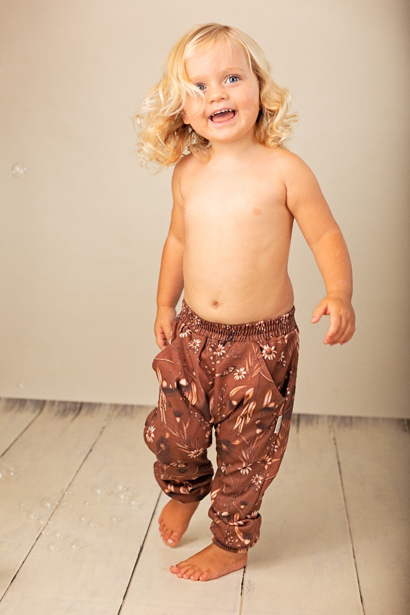 Botanicals Play Pants | Organic | Baby | children | Harem Pants