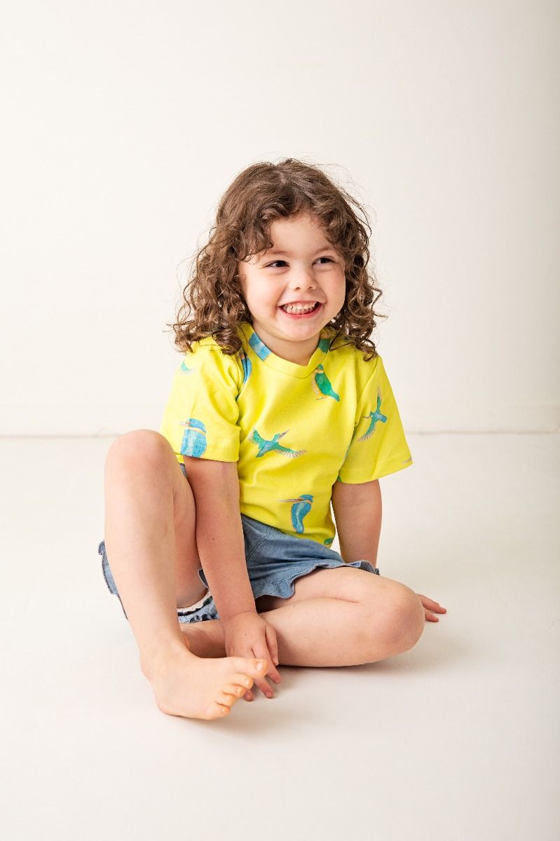 Kingfisher | short sleeve | Kids Fashion Tee | Organic Cotton