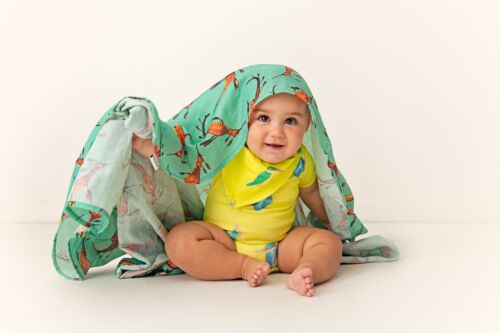 Weedy Sea Dragon | Organic Muslin Wrap 1.2 x 1.2 with Gift bag