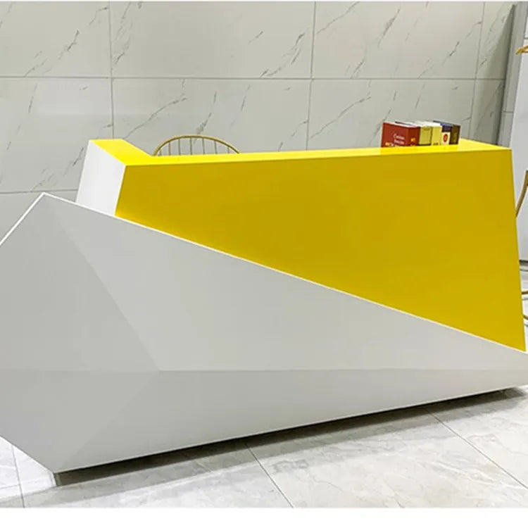 New Arrival Irregular Office Furniture Hotel Reception Counter Front Desk