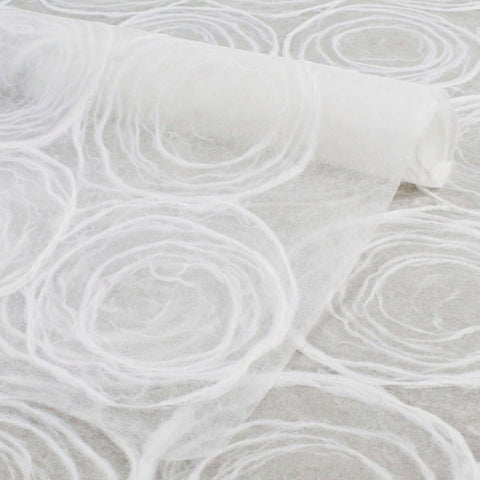 White Handmade Rose Kozo Paper