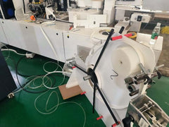 Laser edge banding machine vertical feeding system