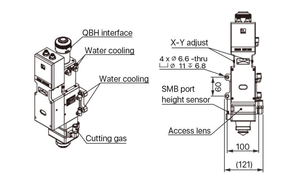 sky fire laser raytools bm111 dimension1