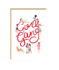 Celebrate your sisterhood with this Girl Gang Card by Jade Fisher!
