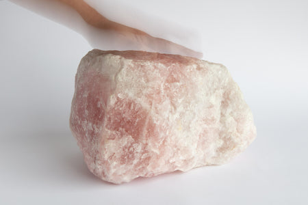 Rose Quartz Geode Heart Crystal Candle – Look Dollicious