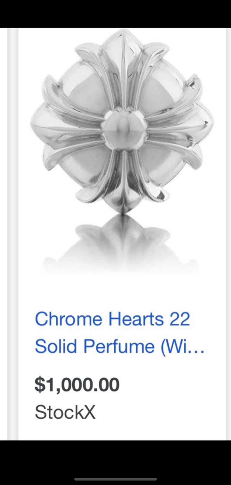 Chrom hearts +22 ソリッドパフューム www.krzysztofbialy.com