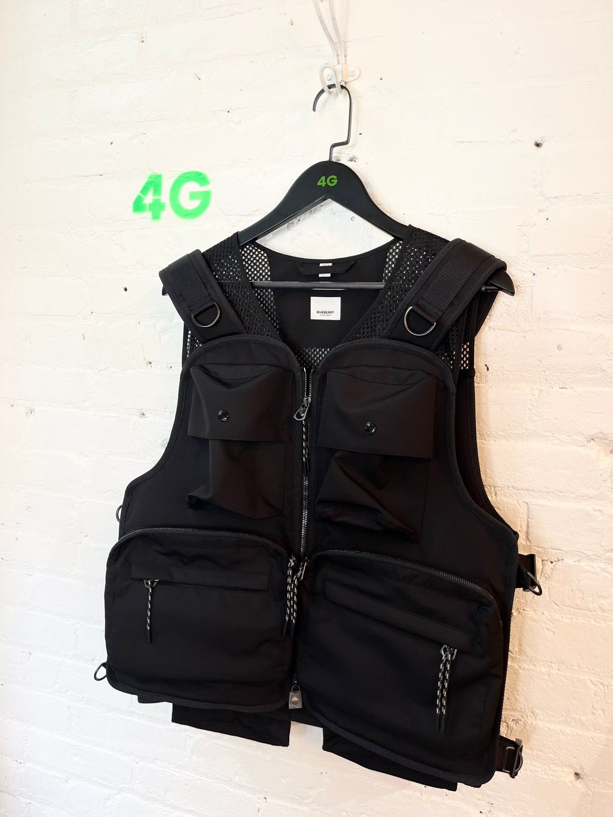 Burberry Runway Black TACTICAL VEST NEW – 4GSELLER-NY