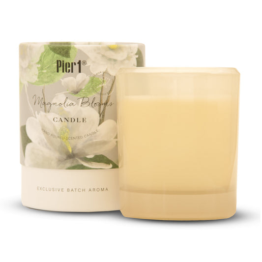 Pier 1 Magnolia Blooms 8oz Boxed Soy Candle