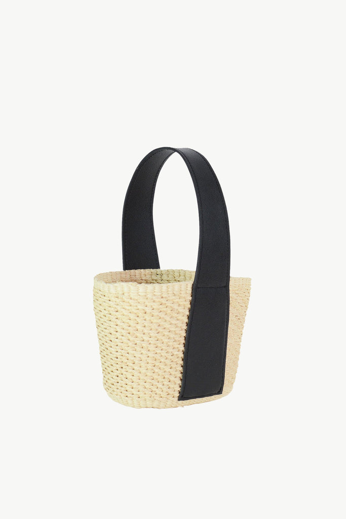 Maxi Oval Tote Bag in Straw and Raffia - Sensi Studio | HEDONY