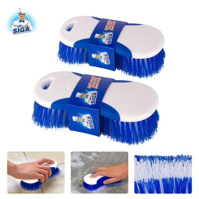 Fezora 2 in 1 Floor Scrub Brush with Squeegee, Floor Brush