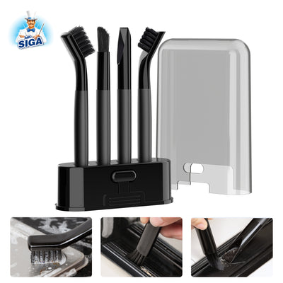 MR.Siga Dish Brush with Non Slip Handle Built-in Scraper, Scrub Brush for  Dish, Nylon Bristles，2 Pack