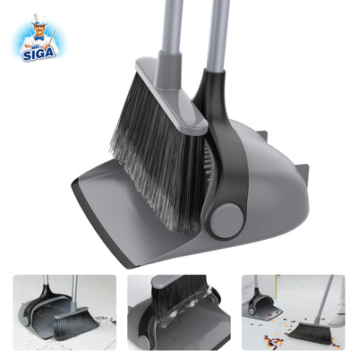 MR.SIGA Dry Sweeping Mop , Dust Mop for Household Floor, Included 6 Dr