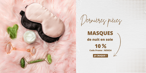 promo masque de nuit en soie