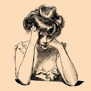 Distressed Woman Tee - finerag.com