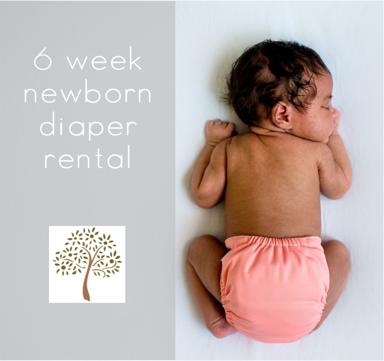 baby in cloth diaper