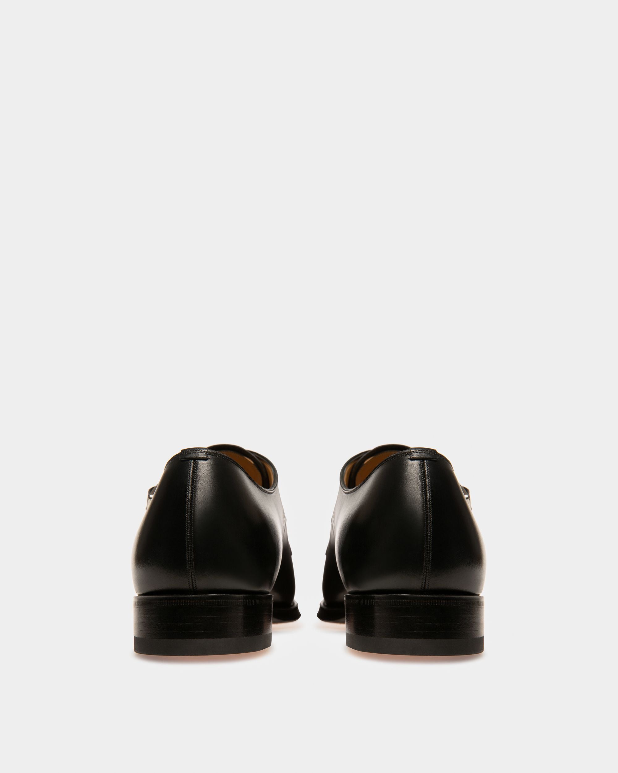 Men's Scolder Men's Plain Calf Leather Oxford Shoe In Black | Bally