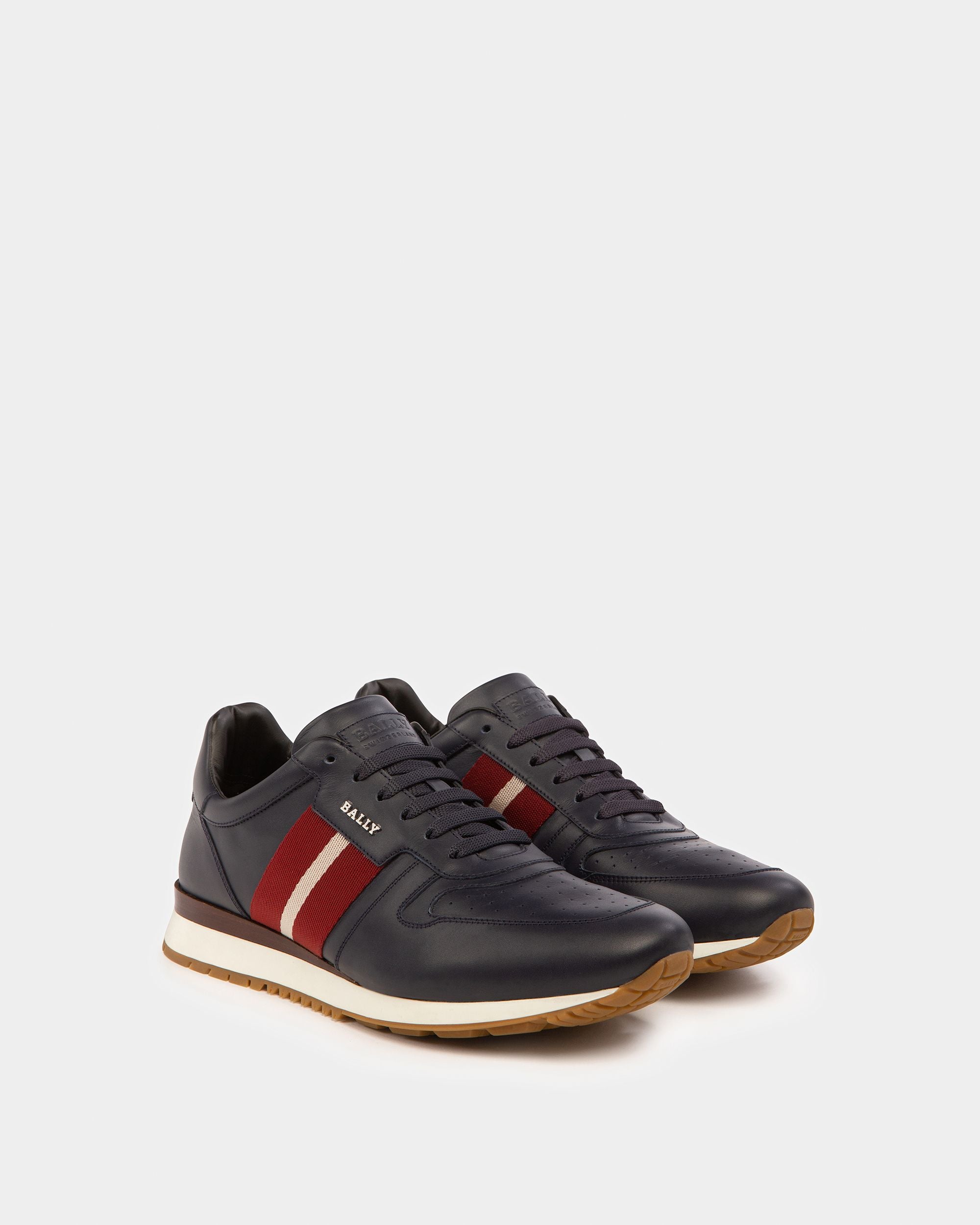 Astel Leather Sneakers In Black | Bally