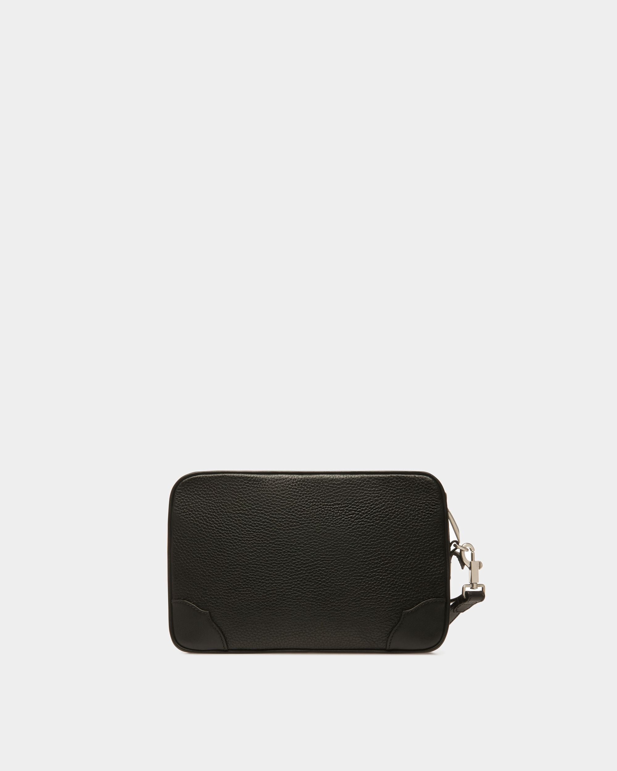 Clutches & Portfolios  Hartland - Leather Clutch Bag In Black - Bally Mens  - Dramponga