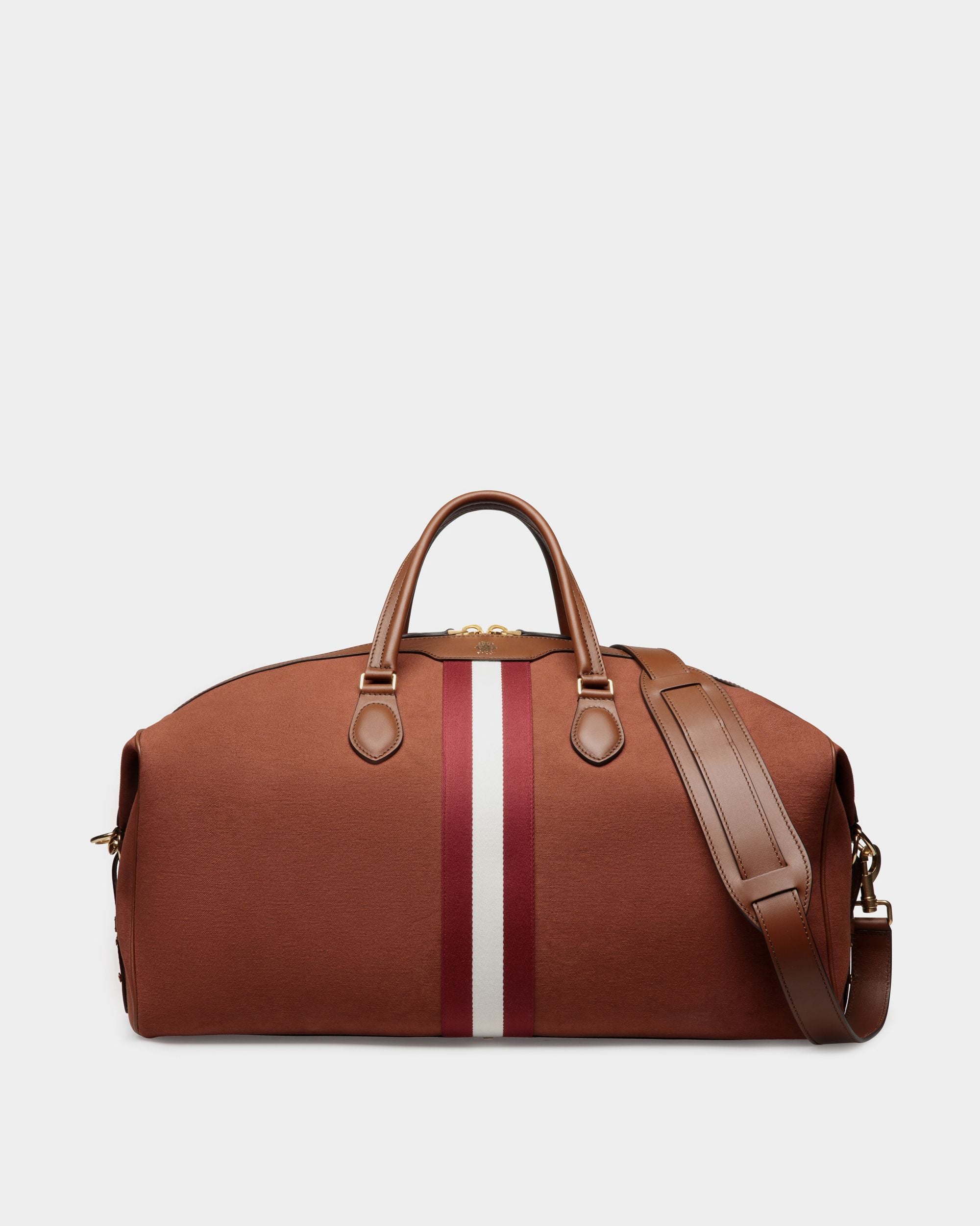 Men's Beckett Weekender in Red Cotton Canvas | Bally | Still Life Front