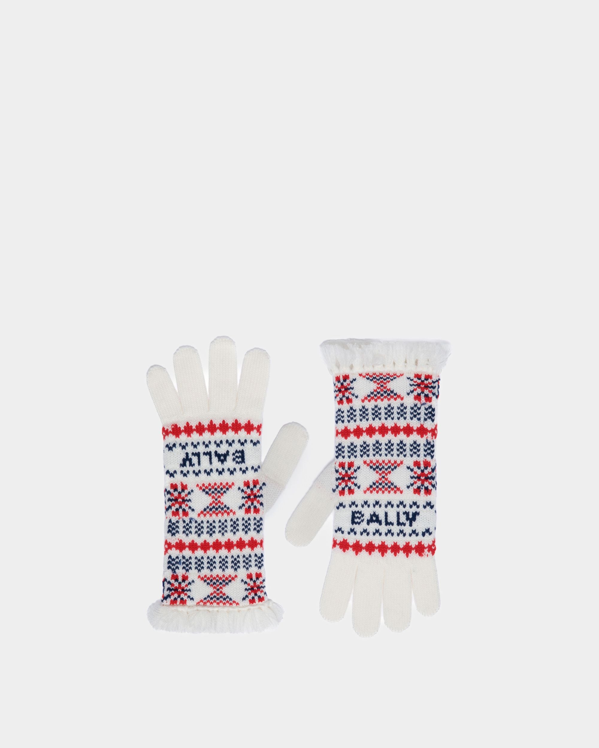 Men's Gloves in Multicolor Wool | Bally | Still Life Top