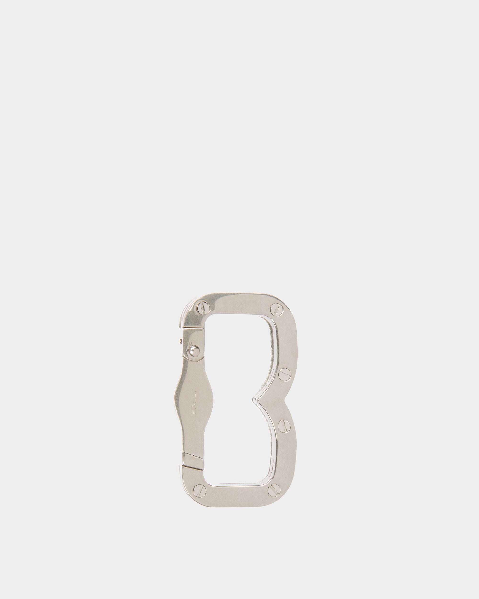 Banque Key Holder | Men's Key Holder | Hammered Palladium | Bally | Still Life Front