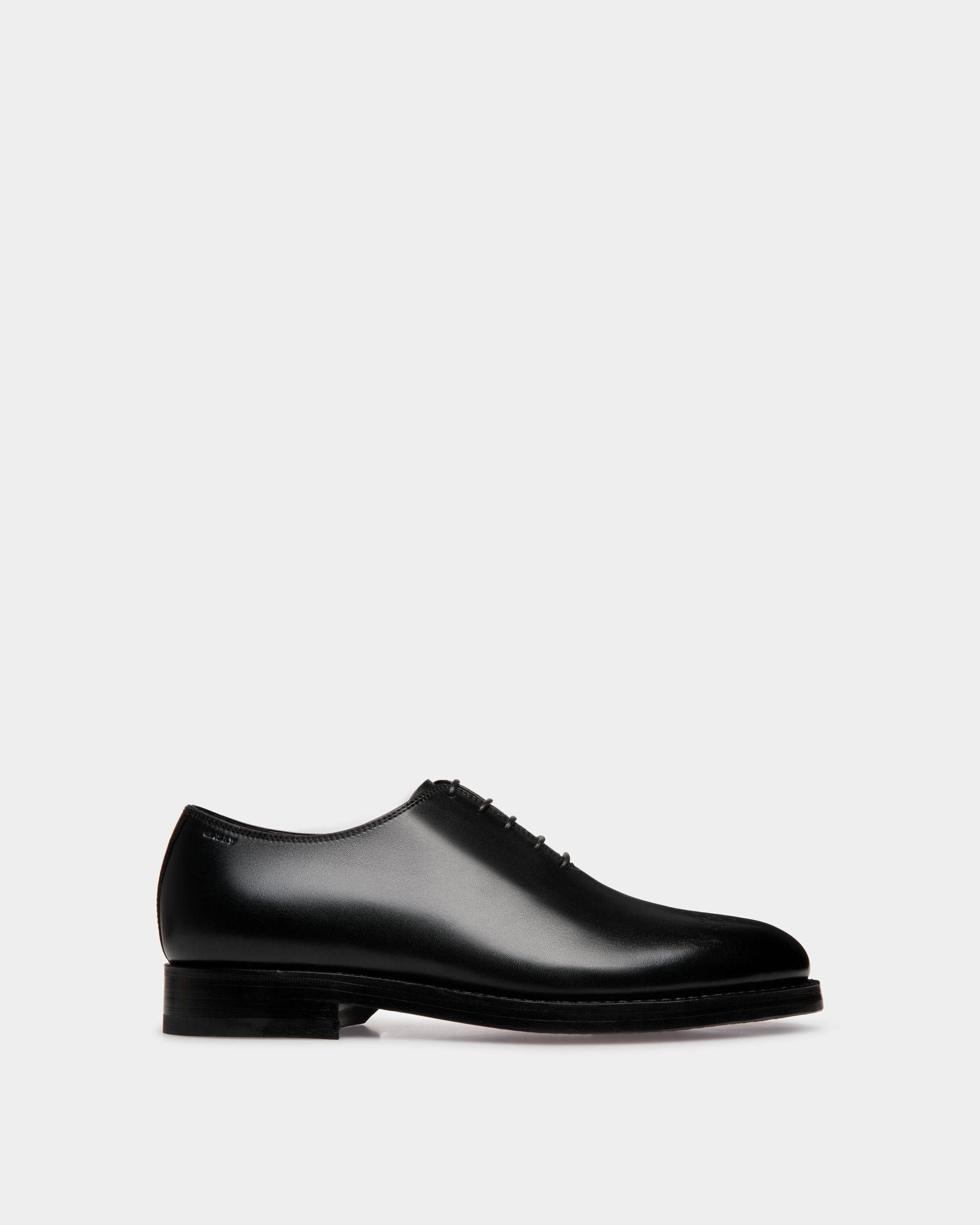 Schoenen | Men's Oxford in Black Leather | Bally | Still Life Side