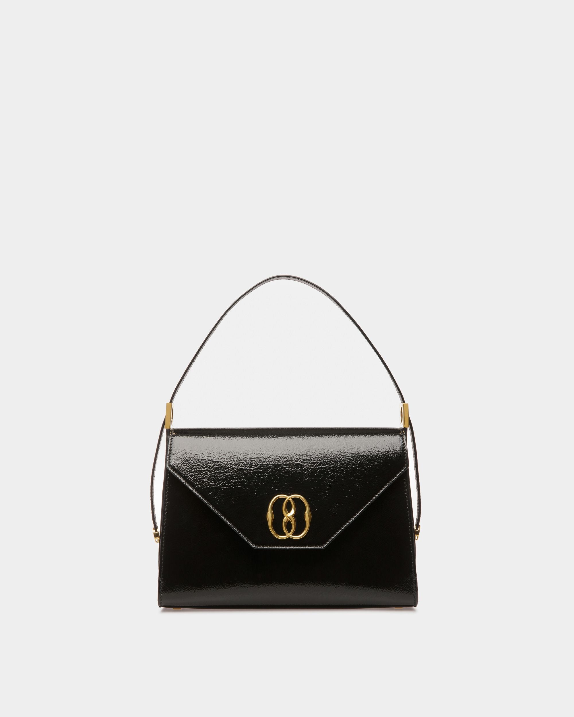 Bally Emblem Leather Shoulder Bag