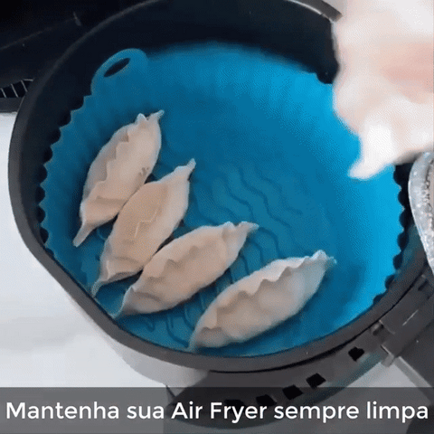 Forma de silicone AIR FRYER, mais Praticidade na sua cozinha