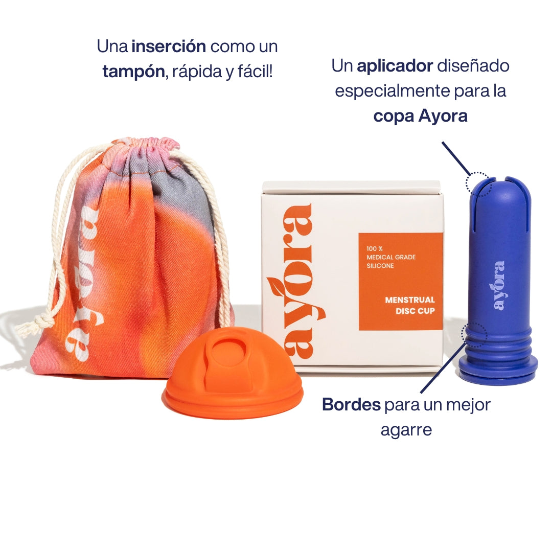 Copa Menstrual Ayora + Aplicador