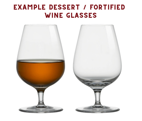 Dessert & Fortified Wine Glasses - Texas Wine Club
