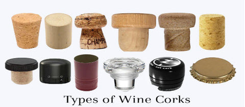 Types of wine corks