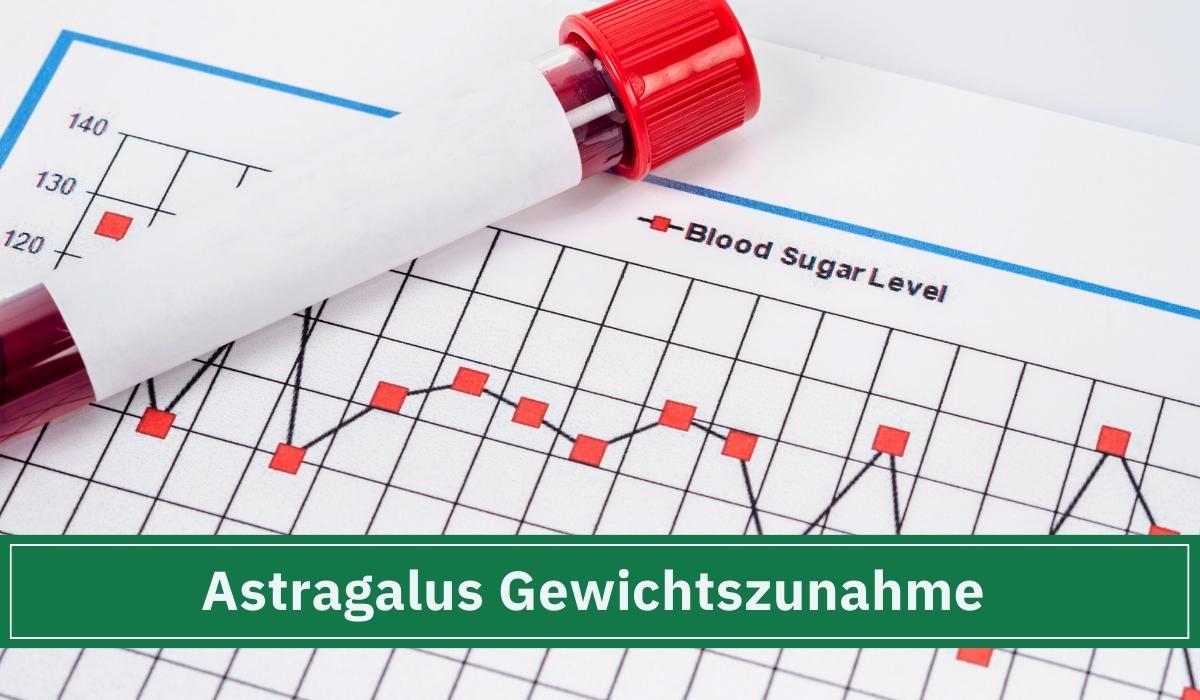 Eine Blutprobe, wo man den Blutzuckerlevel über längere Zeit sehen kann