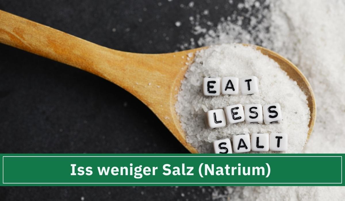 Weniger Salz essen als bestes Mittel zur Herzstärkung