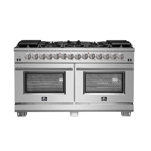 Forno Capriasca 60″ Freestanding Dual Fuel Range