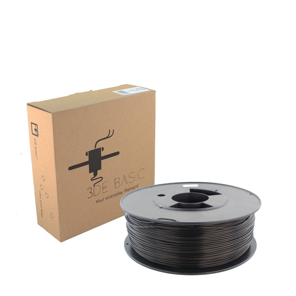 3DE Basic - PLA - Black - 1.75mm - 1kg - 3D Eksperten product image