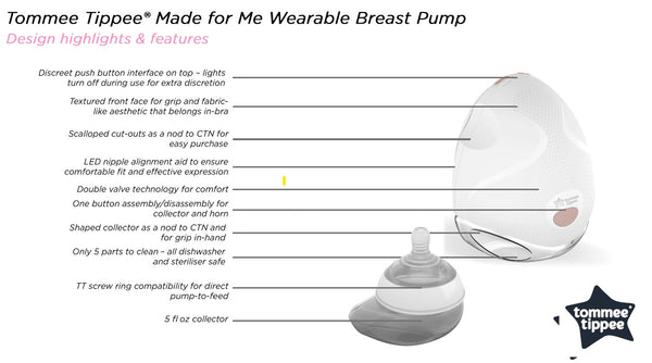 TT Made for me wearable breastpump