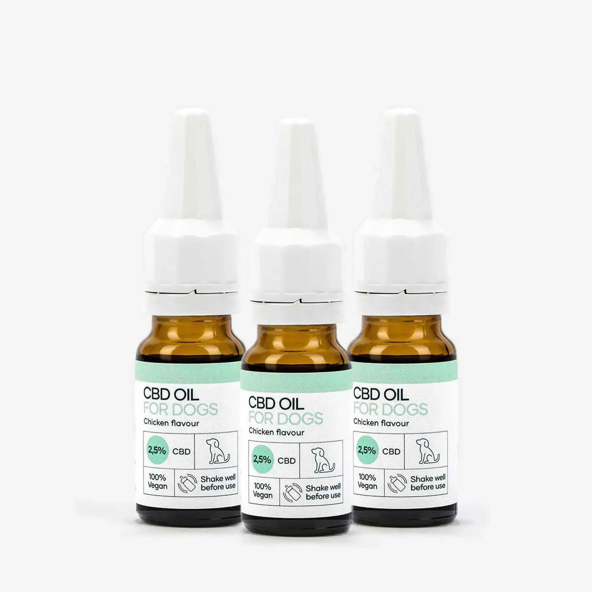 Billede af 3FOR2: CBD Olie til Hunde - Kylling (2,5%) hos Nordic Oil