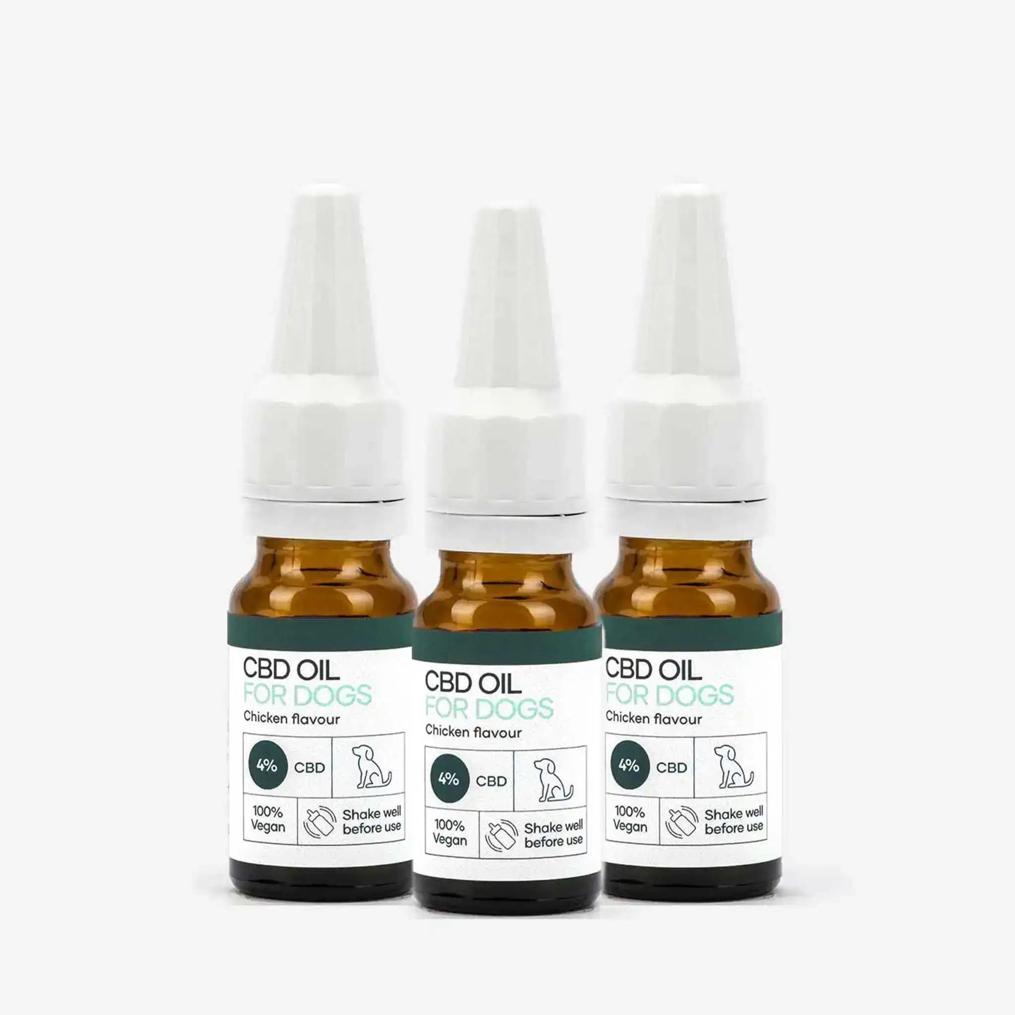 Se 3FOR2: CBD Olie til Hunde - Kylling (4%) hos Nordic Oil