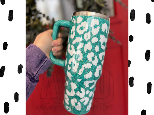 Glitter Stanley Tumbler (READ DESCRIPTION) – Ambitious Mama Designs