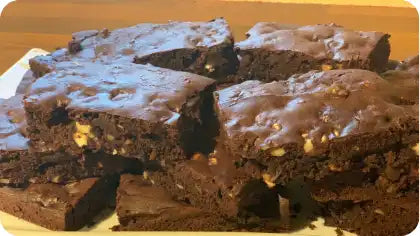 Selbstgemachte Brownies