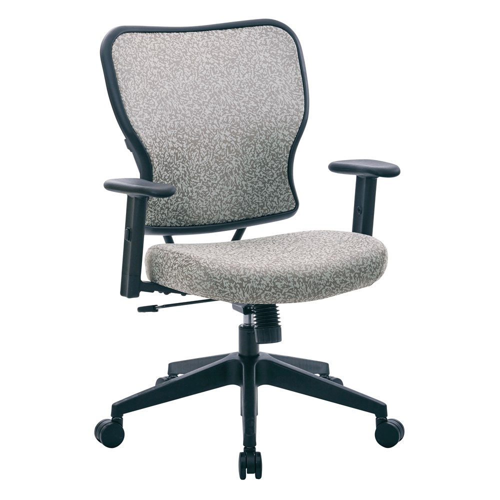 Deluxe 2 to 1 Mechanical Height Adjustable Arms Chair in Teal Fabric