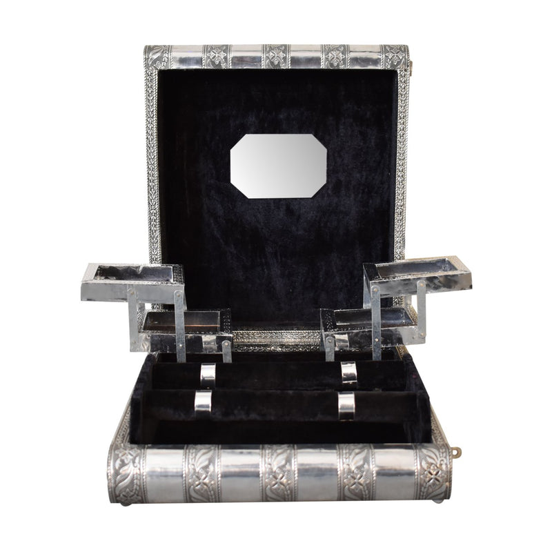 SCANDI. Black Double Jewellery Box