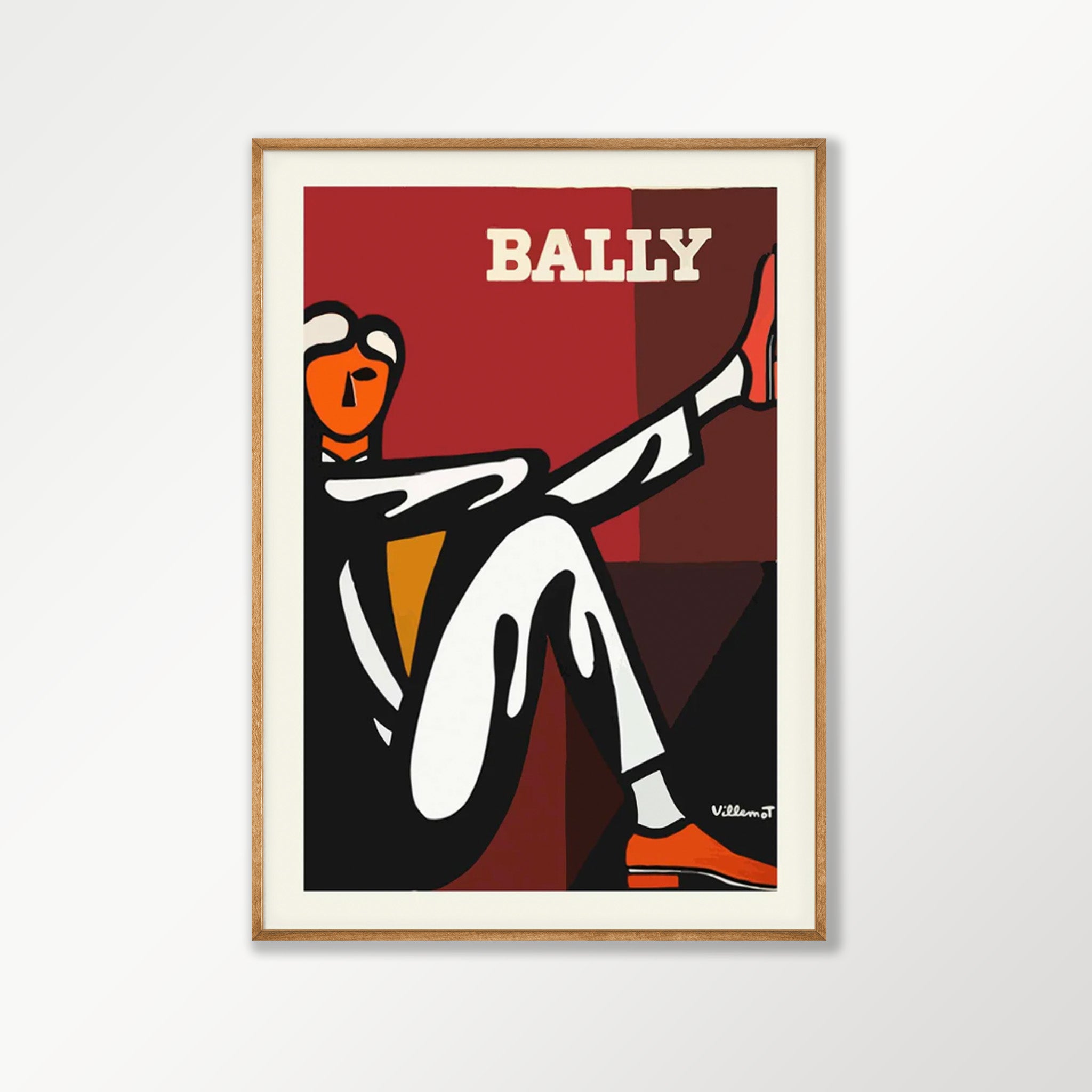 bally poster villemot