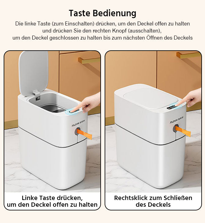 Joybos® Badezimmer-Mülleimer mit Automatik-Deckel – DE-Joybos