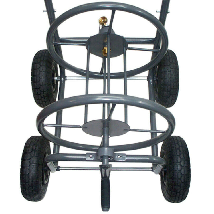 Mobile Garden Water Hose Reel Cart w/ Wheels 225 Ft. x 5/8"