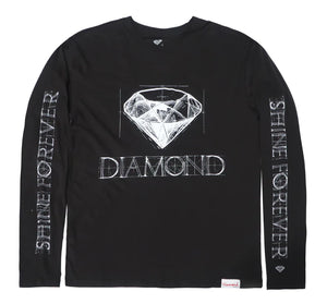 Diamond Supply Co 3D Outline - ON TOP  - Diamond Supply Co Jacket