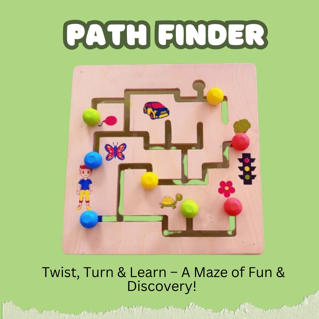 wooden maze puzzle for kids