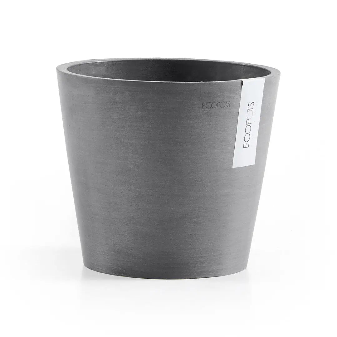 Ecopots Venice Smart Plant Pot - Grey - Leaf Culture