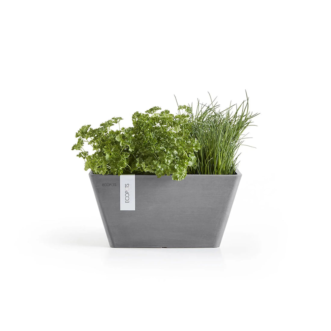 Ecopots Venice Smart Plant Pot - Grey - Leaf Culture